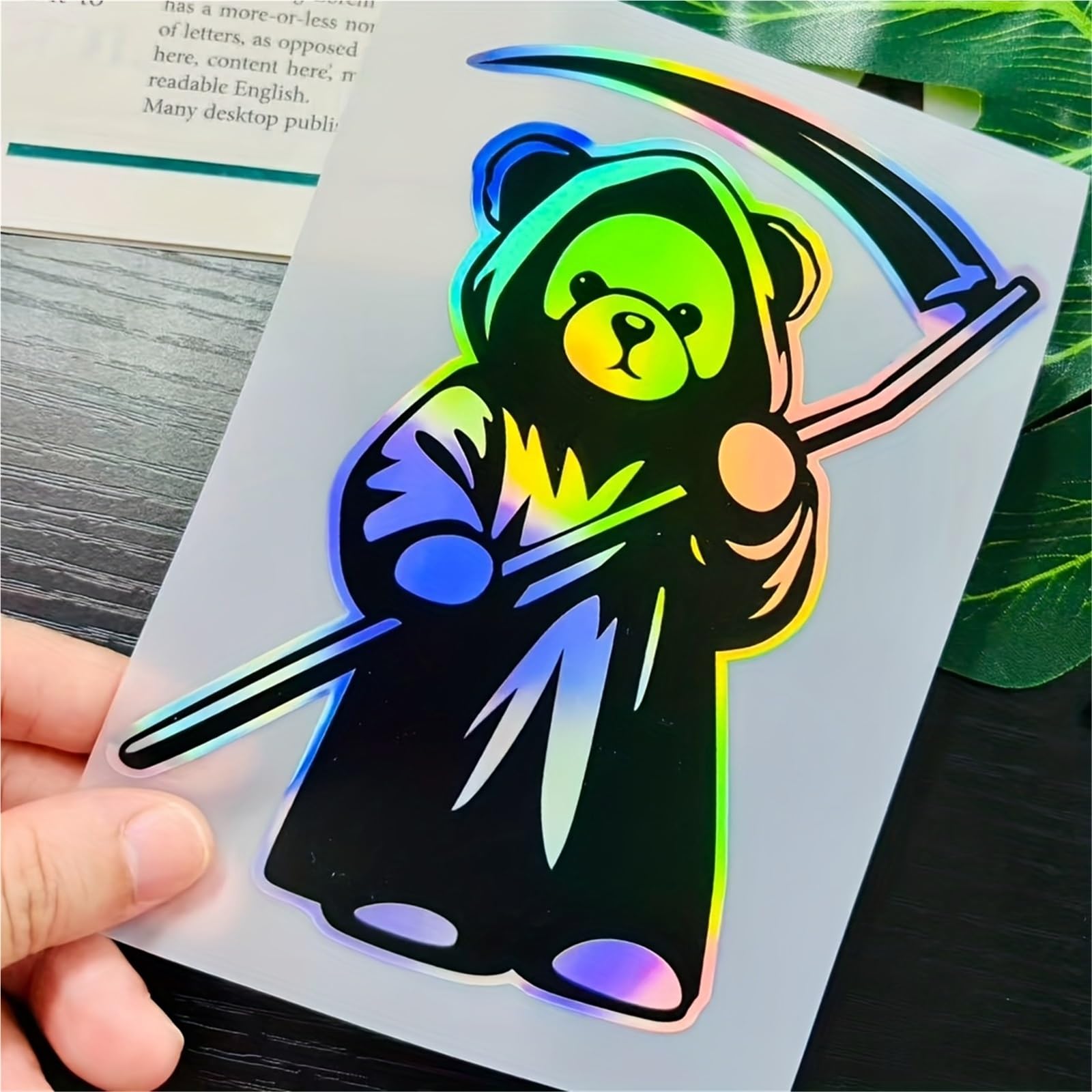 Motohmhavn 2 Waterproof Universal Decals, Motorcycle Stickers For Fuel Tanks, Helmets, Boxes Car Windows