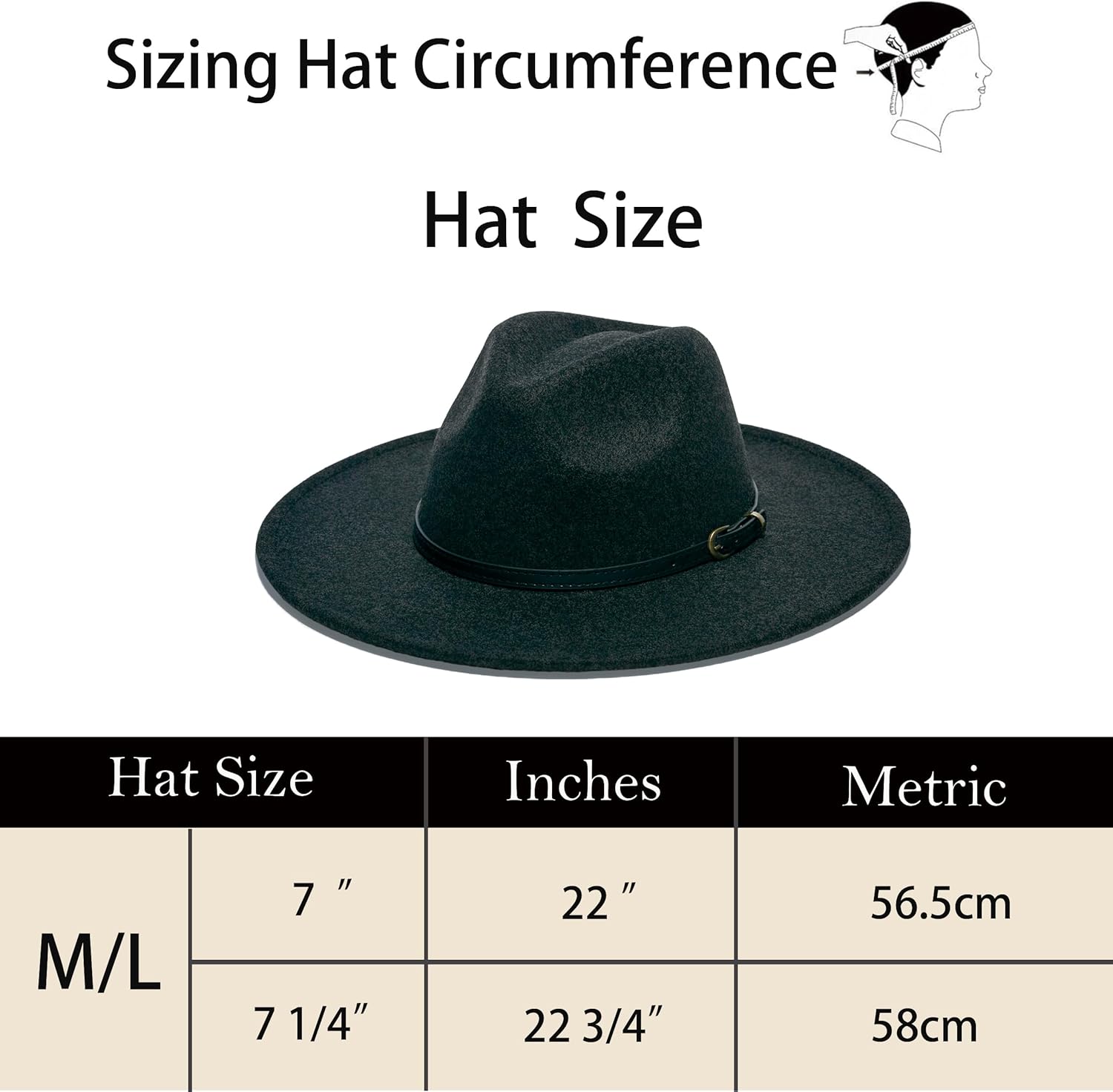 Wide Brim Fedora Hat for Women, Faux Wool Felt, Animal Print Band, Classic Western Style - Image 7