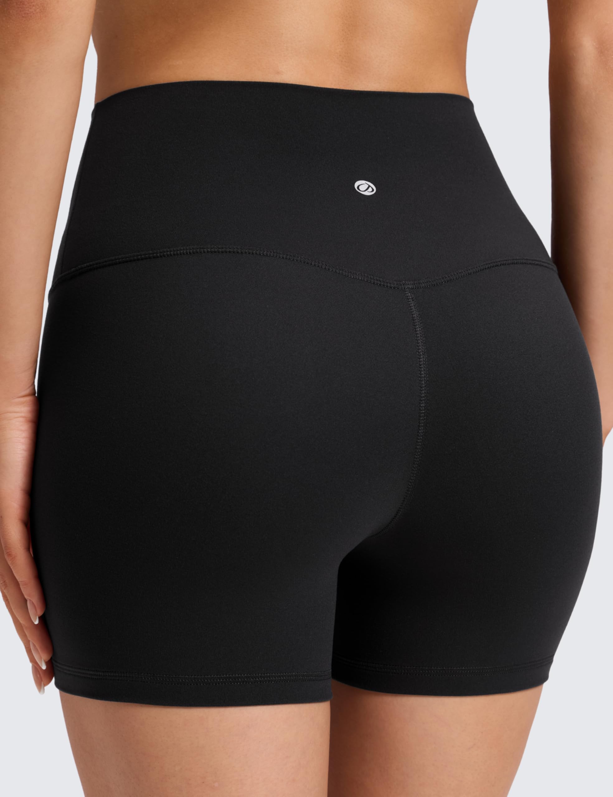 CRZ YOGA Butterluxe No Front Seam Biker Shorts 4" - High Waisted Lounge Pilates Workout Athletic Womens Buttery Soft - 5