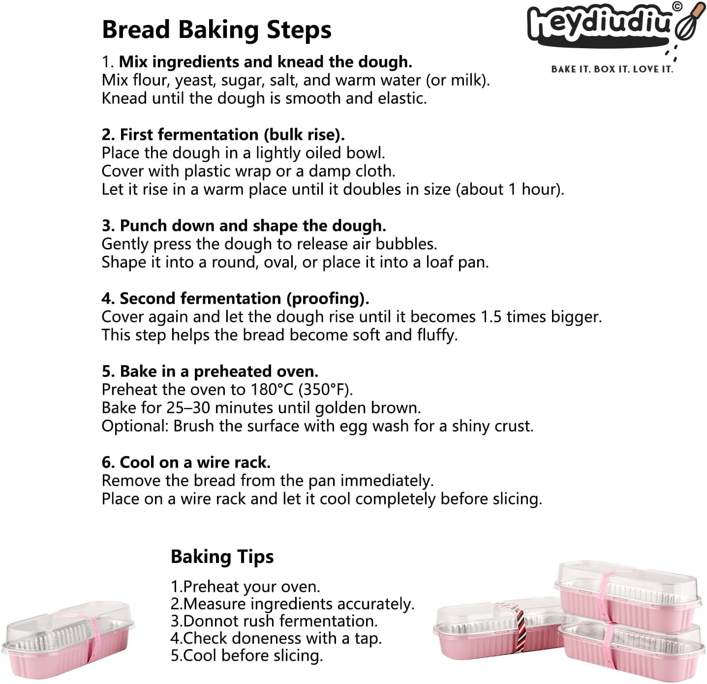 Mini Loaf Pans With Lids and Spoons, 100 PCS 6.8oz Mini Cake Pans for Baking, Aluminum Foil Loaf Pans, Small Aluminum Cake Tins, Cake Pans with Clear Lids,Sporks，Stickers,Gift Box(Gold) - Image 8