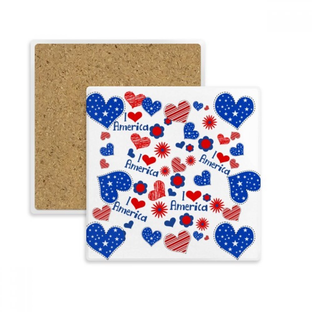 Porte-tasse USA Amour de Fleur de Coeur, une idée cadeau originale pour boissons
