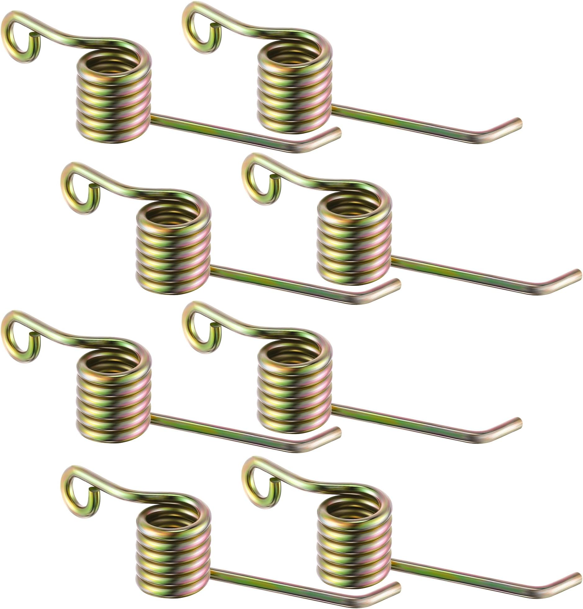Feekoon 8 Pack Universal Power Rake Replacement Springs Compatible with Maxpower 330105, Dethatcher Springs Compatible with Maxpower Arnold 16 Inch Dethatching Mower Blade for Most Lawn Mower