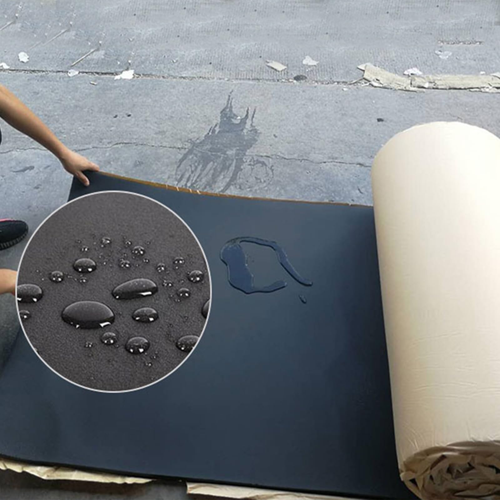 Bawełna termoizolacyjna, folia aluminiowa, pianka, wodoodporny i żaroodporny materiał, mata izolacyjna tłumiąca dźwięki, tłumik do silnika samochodowego, na dach, drzwi dachowe i b
