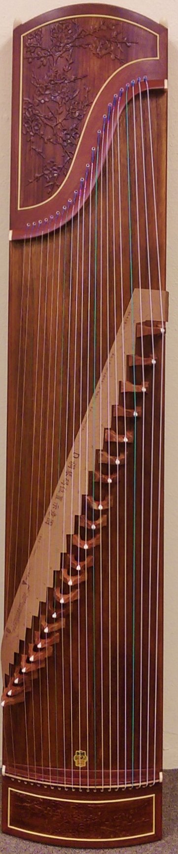 Dunhuang Professional Bubinga Guzheng 694F-MH "Eternal Jade" - Image 8