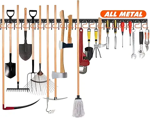 68in All Metal Garden Tool Organizer