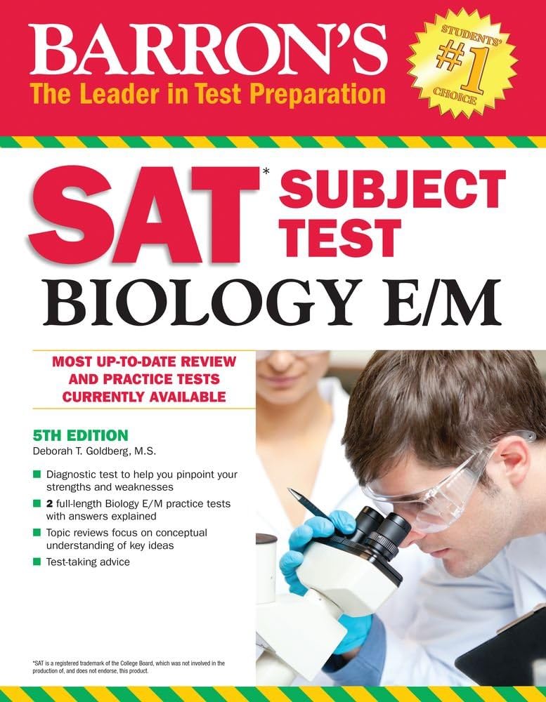 SAT Subject Test Biology Paperback – 1 Aug. 2015