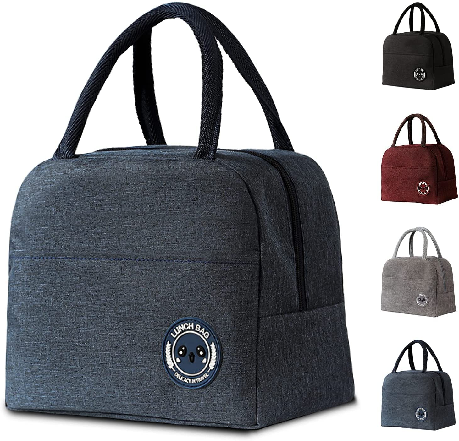 Lucario Reusable Insulated Cooler Cute Lunch Bags for Women & Men Pack It Freezable Fashionable Work Picnic or Travel