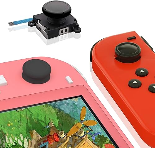 Vista 2 de Palo de repuesto Joy Stick para Nintendo Switch Lite y Joystick de repuesto para Switch Lite y kit de herramientas de reparación para Nintendo