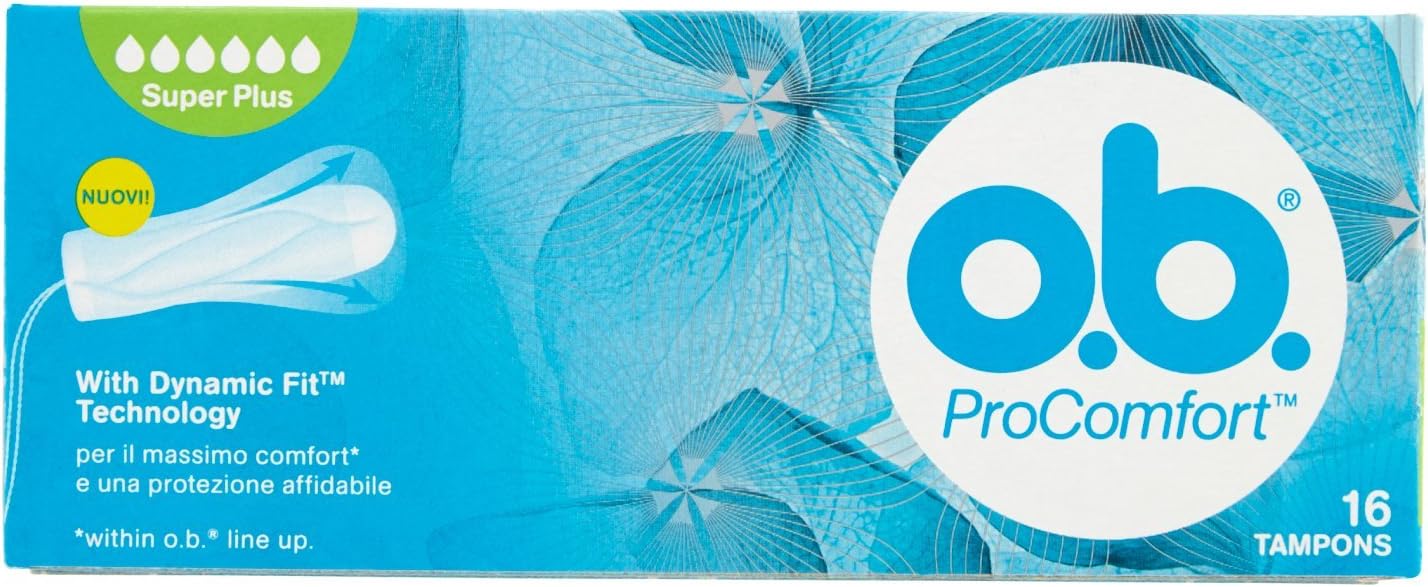 Tampons, Super Plus, Easy Insertion and Reliable Protection - 16 Pieces