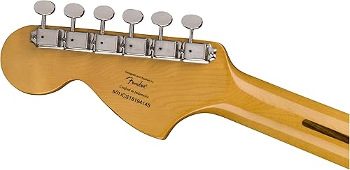 Miniatura 6 de Squier by Fender Classic Vibe 70's Stratocaster - Guitarra Eléctrica, blanco olímpico, Completo