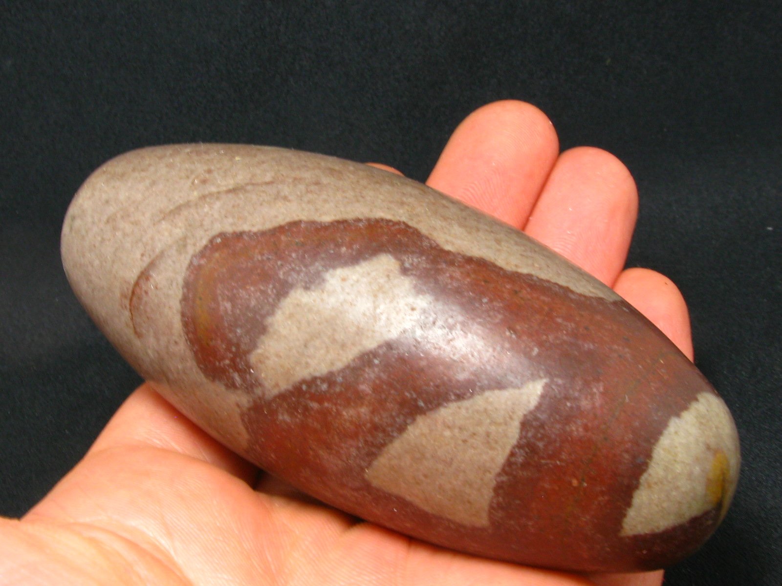 Shiva Lingham Lingam Stone from Narmada River India - 4.2'