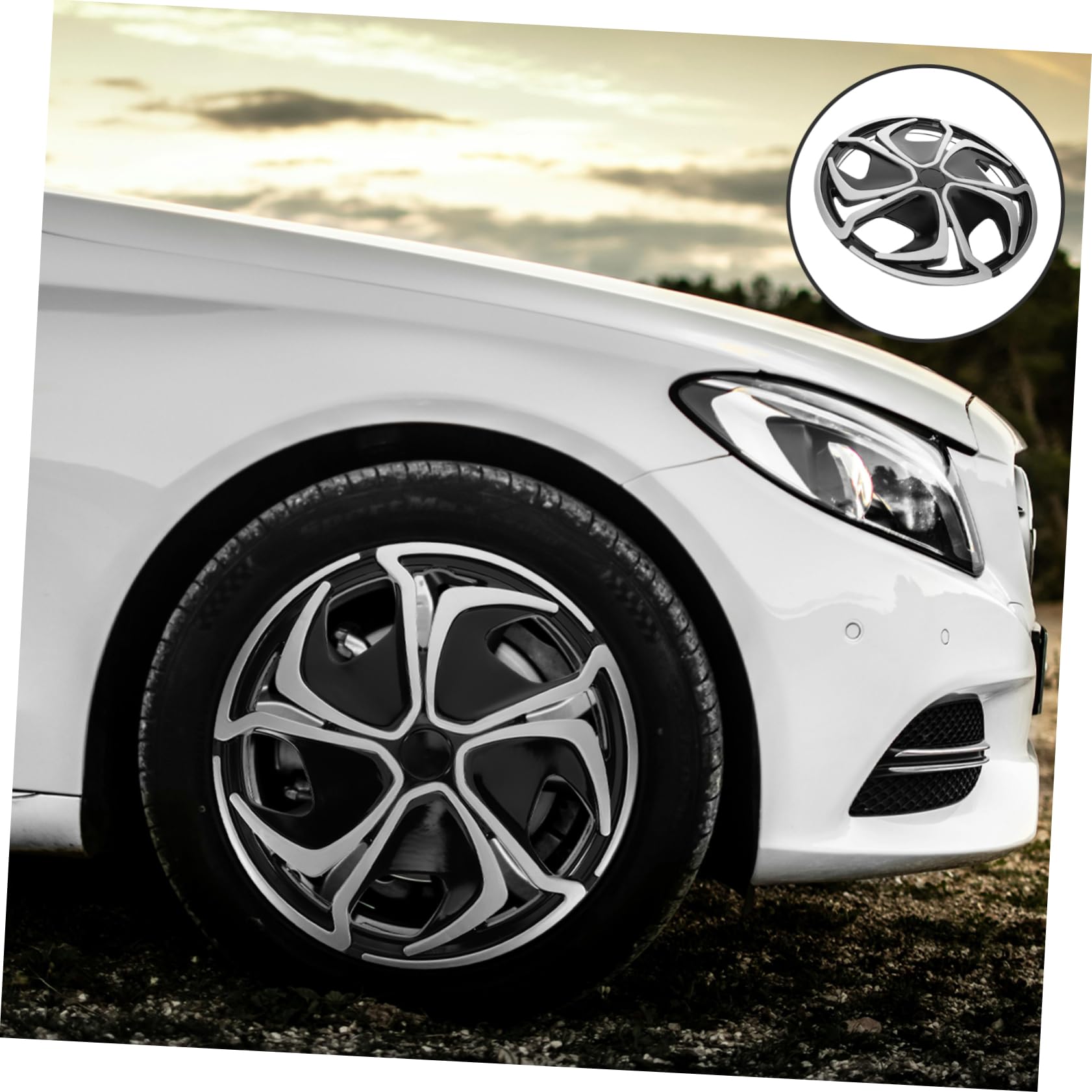 Cabilock Capes De Moyeu pour Jantes Roue Roume De Roue De Jante Couverture De Jante Pratiques Chariot De Golf Centre De Moyeu Central Hubcap Multi-Use Center Capent Capreau De Moyeuse De