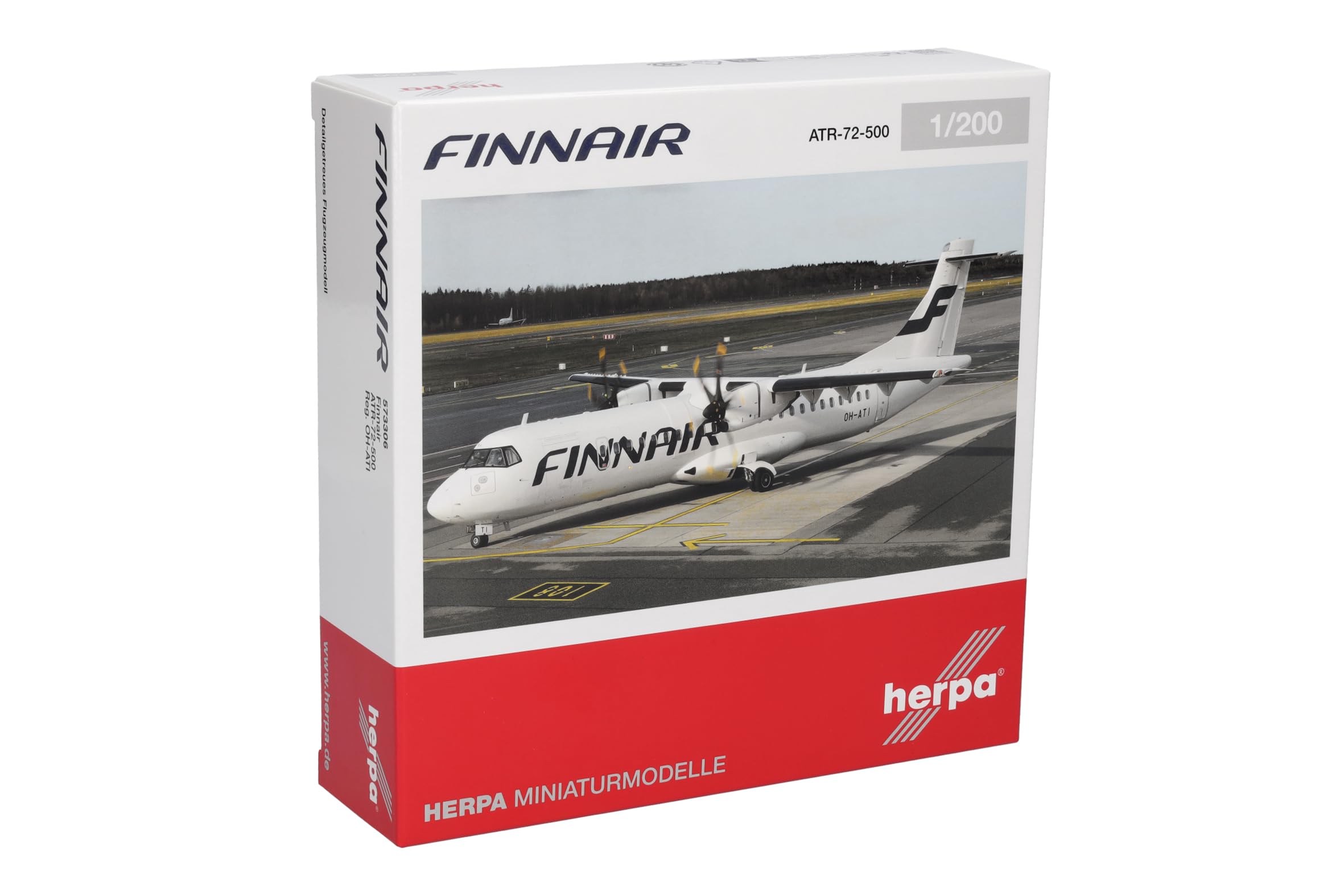 herpa 573306 Finnair ATR-72-500 Miniature 1:200 Scale Collectible