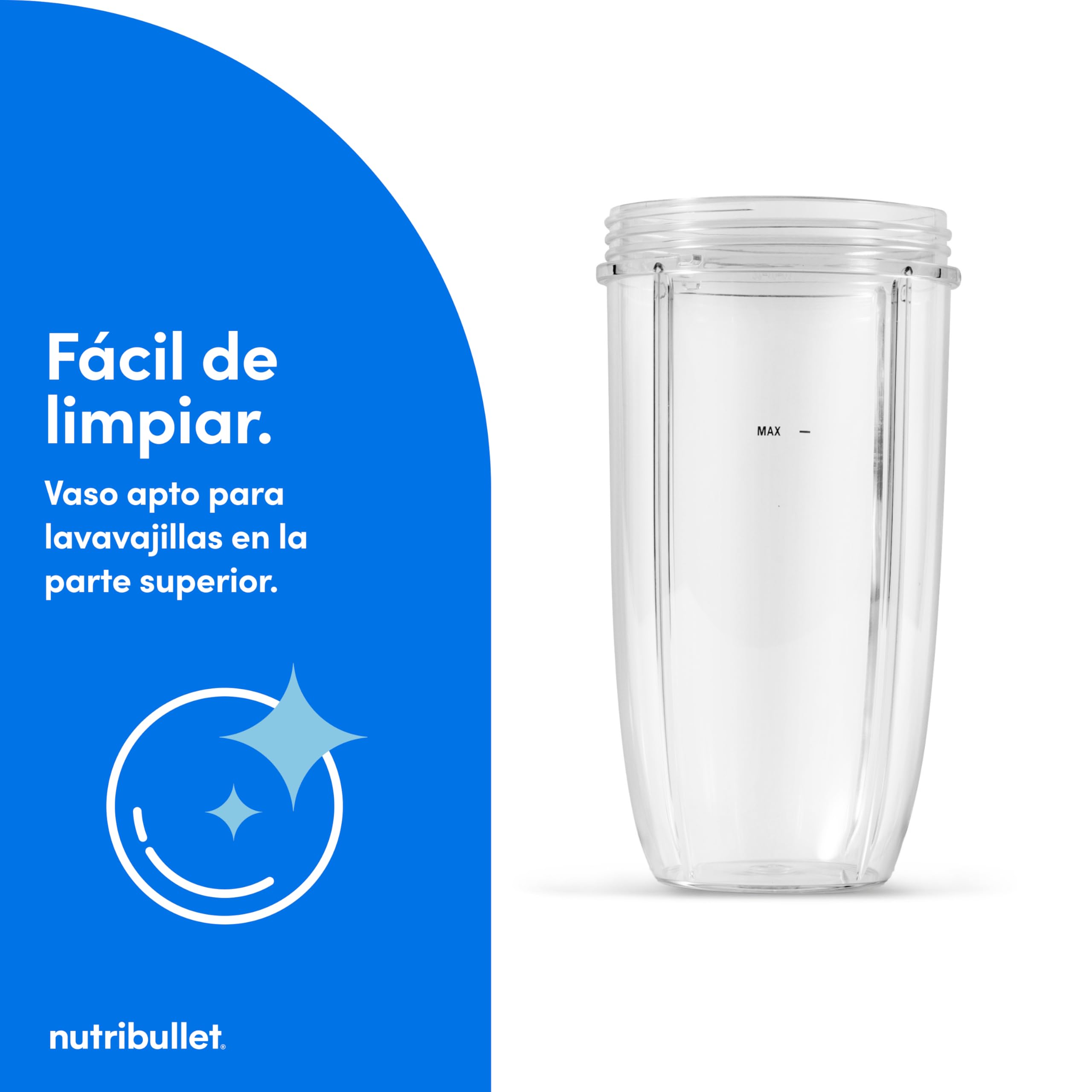 Nutribullet Pro 900 - Batidora Personal Multifunción, Blender Frutas y Verduras, Diseño Compacto, Fácil de Usar y Limpieza Rápida, Extracción de Nutrientes, 900W, Mineral Gris Paloma (NB904MASN)