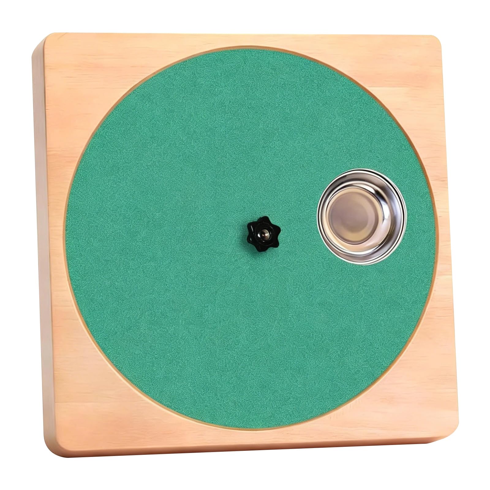 Planche à ongles pour chien en bois avec disque de ponçage rotatif