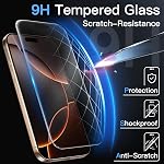JETech Matte Screen Protector for iPhone 16 Pro Max 6.9-Inch, Anti-Glare 9H Tempered Glass Film, Anti-Fingerprint, Smooth Touch, Easy Installation, Case-Friendly, 2-Pack