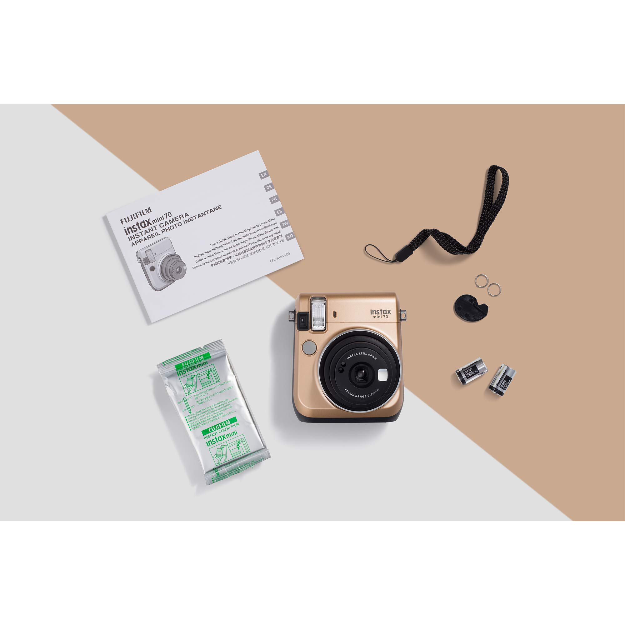 EUJIFILM/instax/mini/70/GOLD/ケース外箱あり