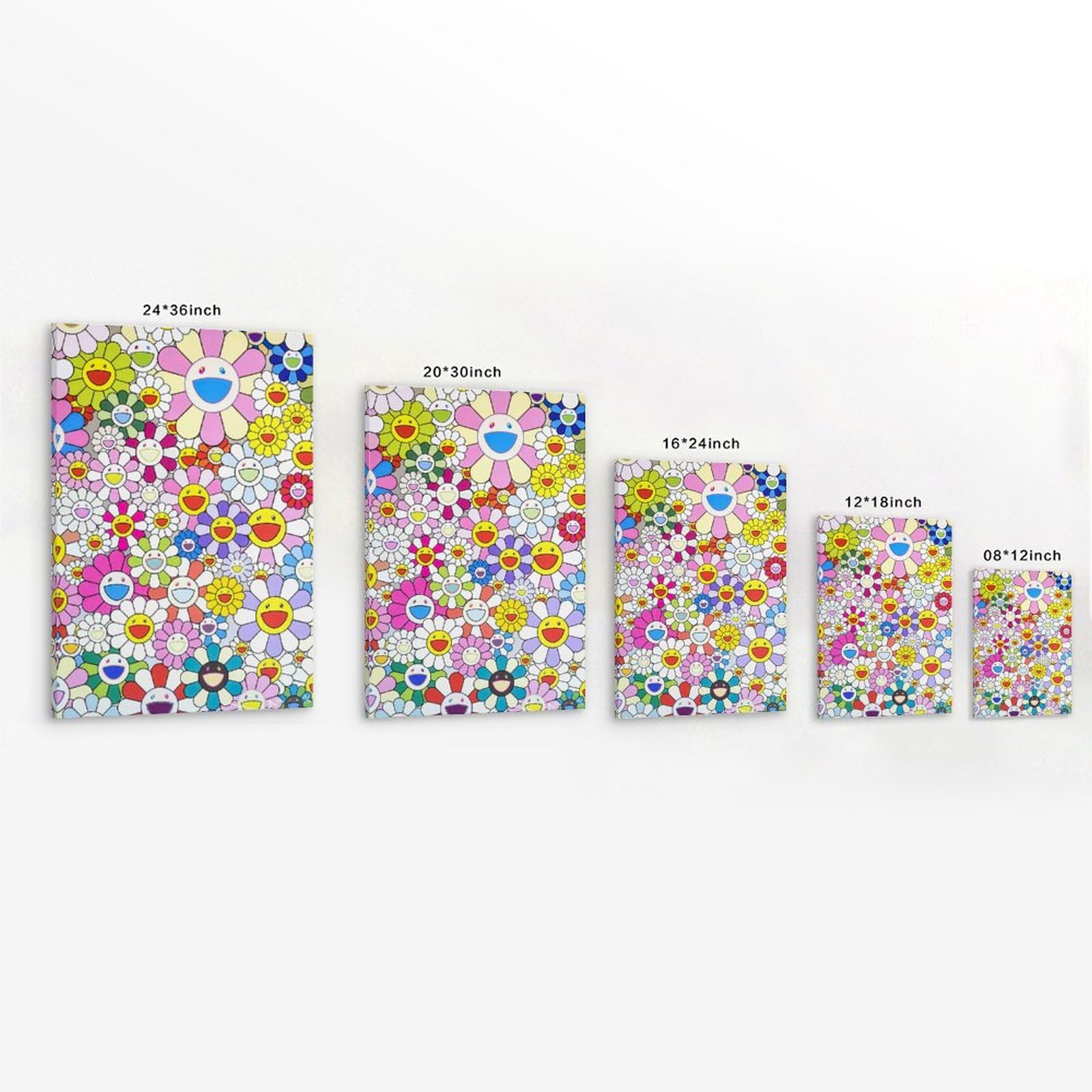 Takashi Murakami Fanart Leinwand Bild | 60x90cm Wandkunst | Moderne Poster Für Wohnzimmer & Schlafzimmer