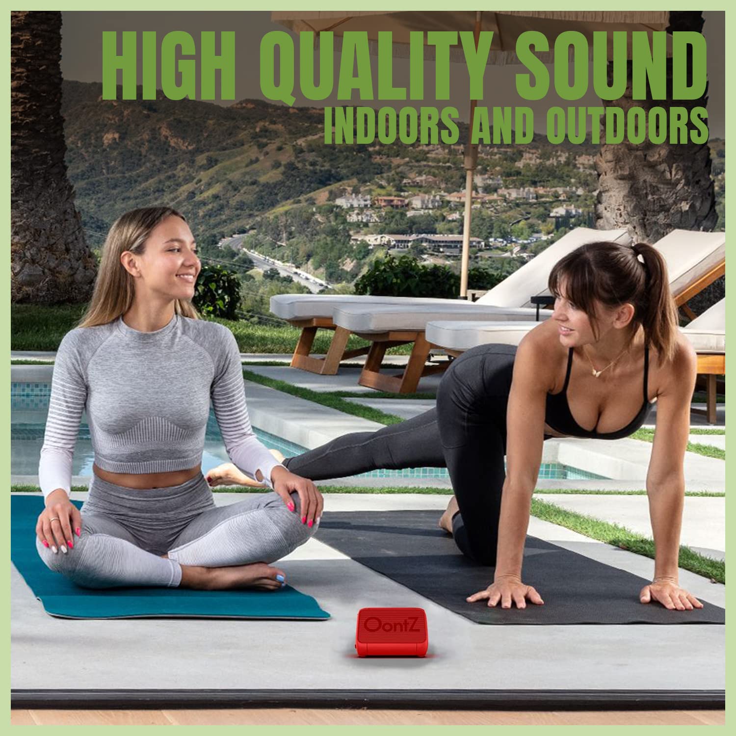 OontZ Angle Solo - Bluetooth Portable Speaker, Compact Size, Surprisingly Loud Volume & Bass, 100 Foot Wireless Range, IPX5, Perfect Travel Speaker, Bluetooth Speakers by Cambridge Sound Works (Red) 1