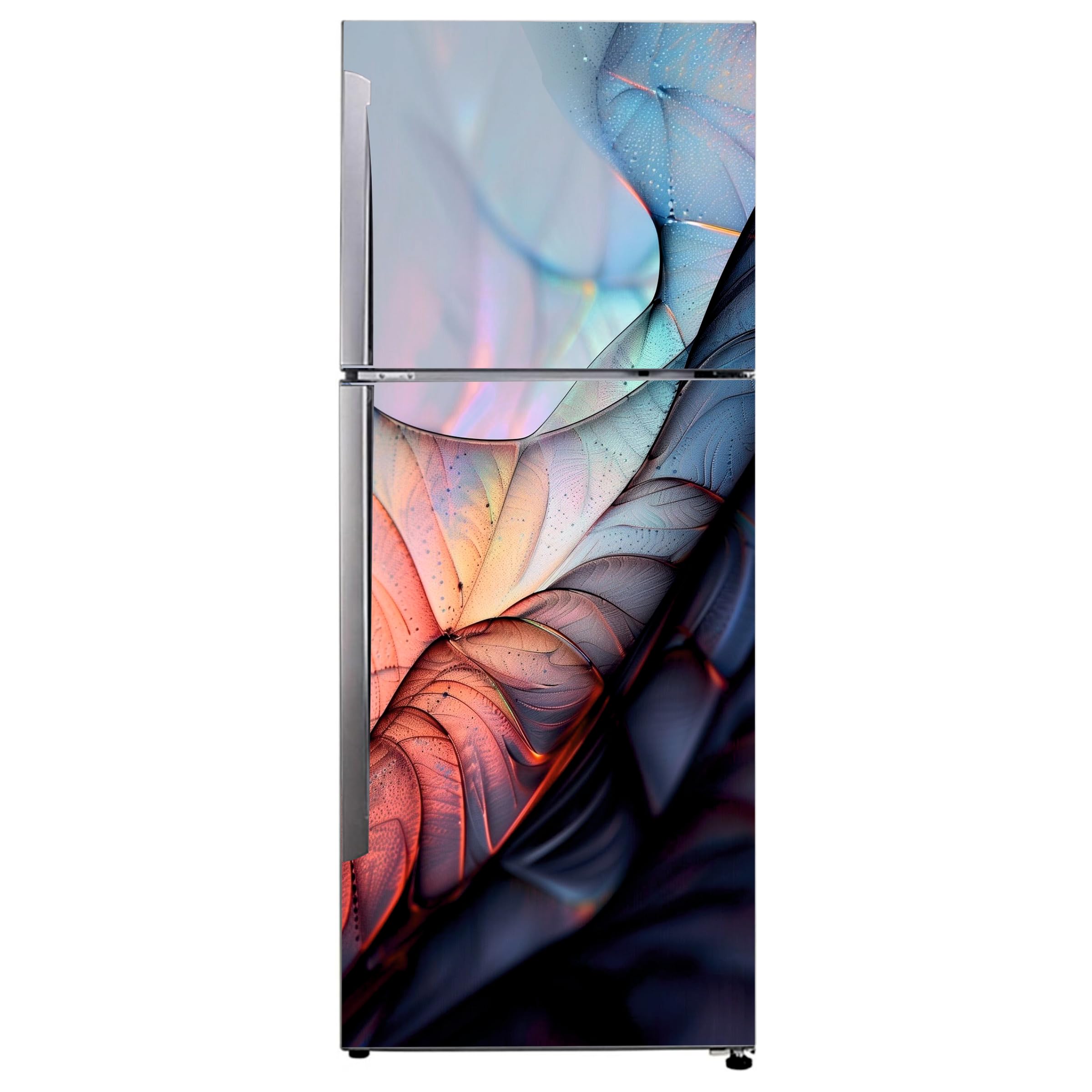 Flower Fridge Door Sticker, 24x60 Inches, Decorative Vinyl Self Adhesive, for Double Door Refrigerators (B0D981KPQP) Amazon Price History, Amazon Price Tracker