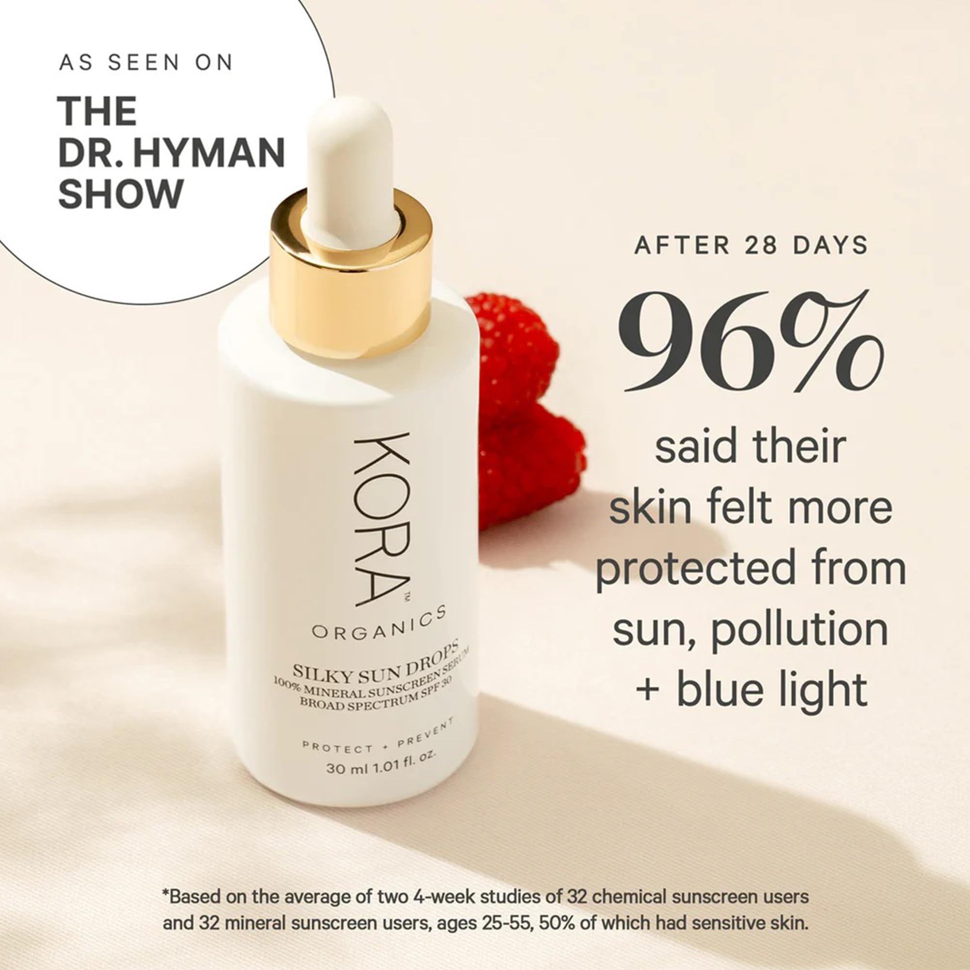 Amazon.com: KORA Organics Silky Sun Drops Mineral Sunscreen SPF 30