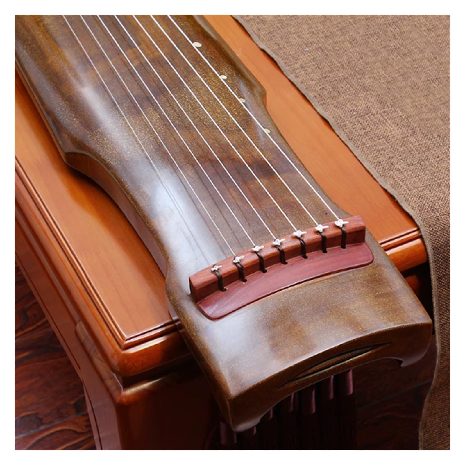 Profesjonalny Instrument Strunowy Guqin Produkcja Cytry Guqin Dla Początkujących I Dorosłych Drewno Cedrowe Z Surowym Lakierem