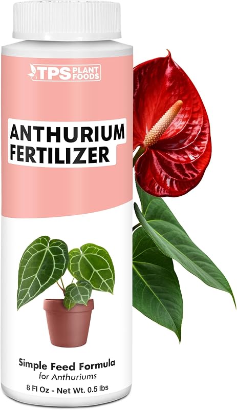 Anthurium Fertilizer, Liquid Plant Food for More Blooms, 8 oz | Supports Longer-Lasting Flowers, Feeds Thick Aerial Roots, Gentle Balanced Formula, Calcium & Magnesium Added, Kelp Enriched