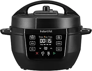 Instant Pot 4QT RIO Mini 7-in-1 Multi-Cooker, Pressure Cooker, Slow cook, Sauté, Steam, Rice Maker, Yogurt, & Warmer, Black, 4 Quarts