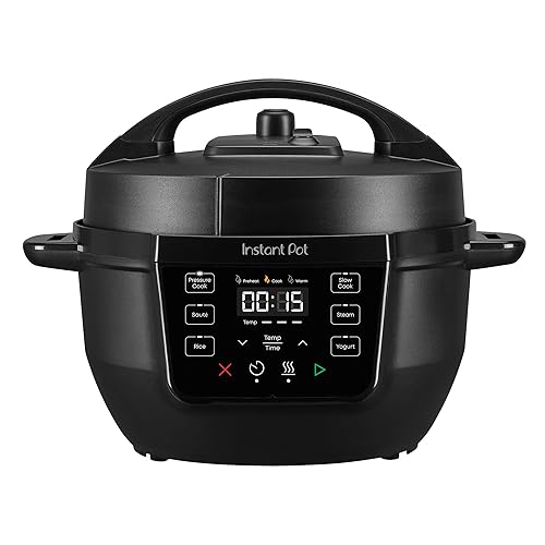 Instant Pot 4QT RIO Mini 7-in-1 Multi-Cooker, Pressure Cooker, Slow cook, Sauté, Steam, Rice Maker, Yogurt, & Warmer, Black, 4 Quarts - Black - 4 Quarts