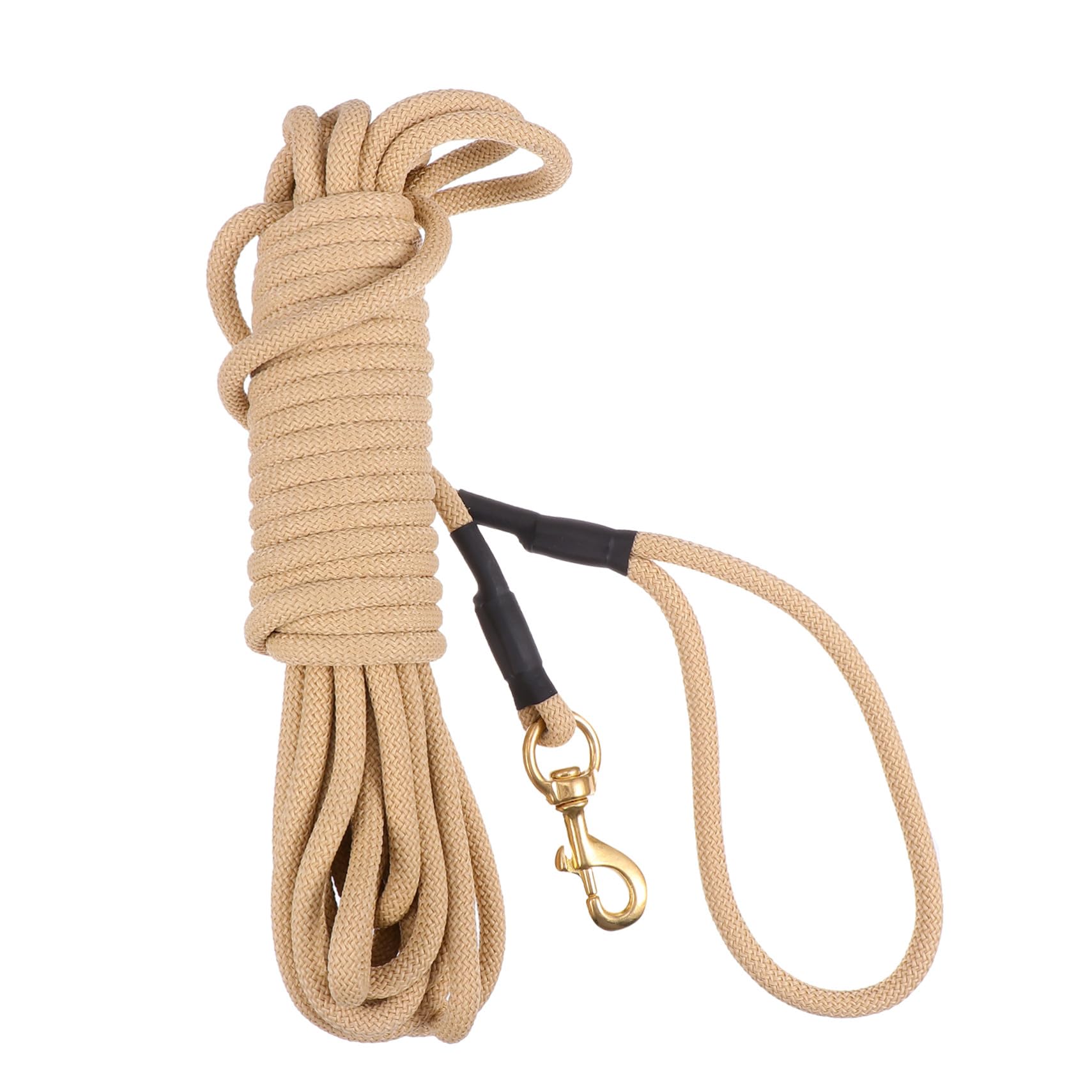Correa para Perros Grandes Resistente y Larga de Metros Cuerda Gruesa de Polipropileno Duradera para Entrenamiento y Paseos al Aire con Gancho Fácil de Usar