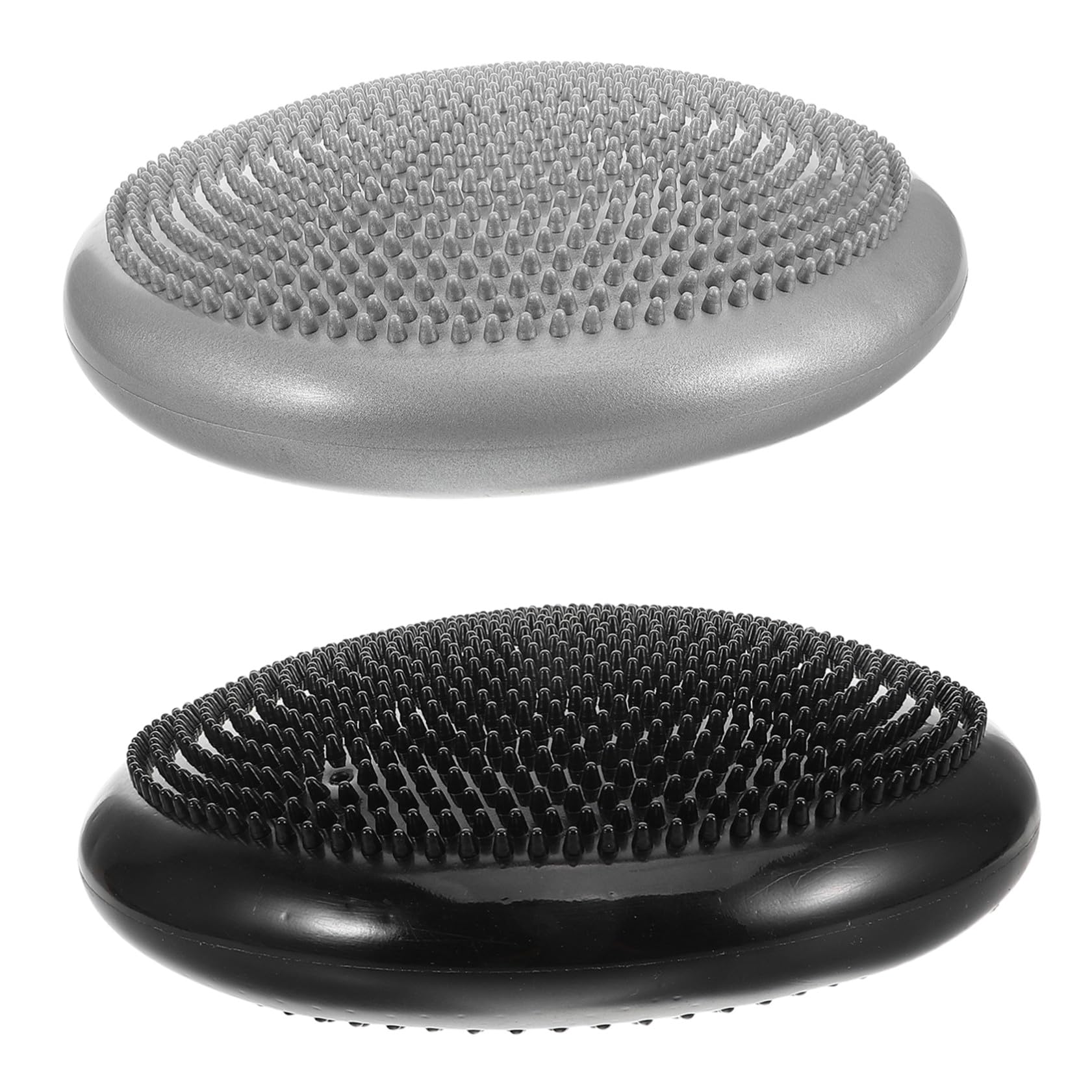 2 Stück Aufblasbares Rundes Yoga Balance Kissen aus Pvc