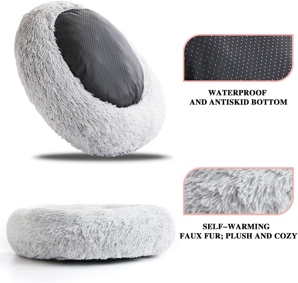 review SunStyle Home Large Calming Dog Bed, 27