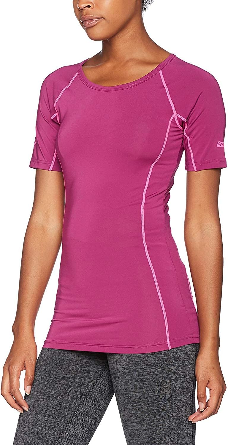 Gregster Women’s Compression Top – Ladies Running Long-Sleeved Shirt – Suitable for Fitness, Yoga and Running – Stretchy and Breathable