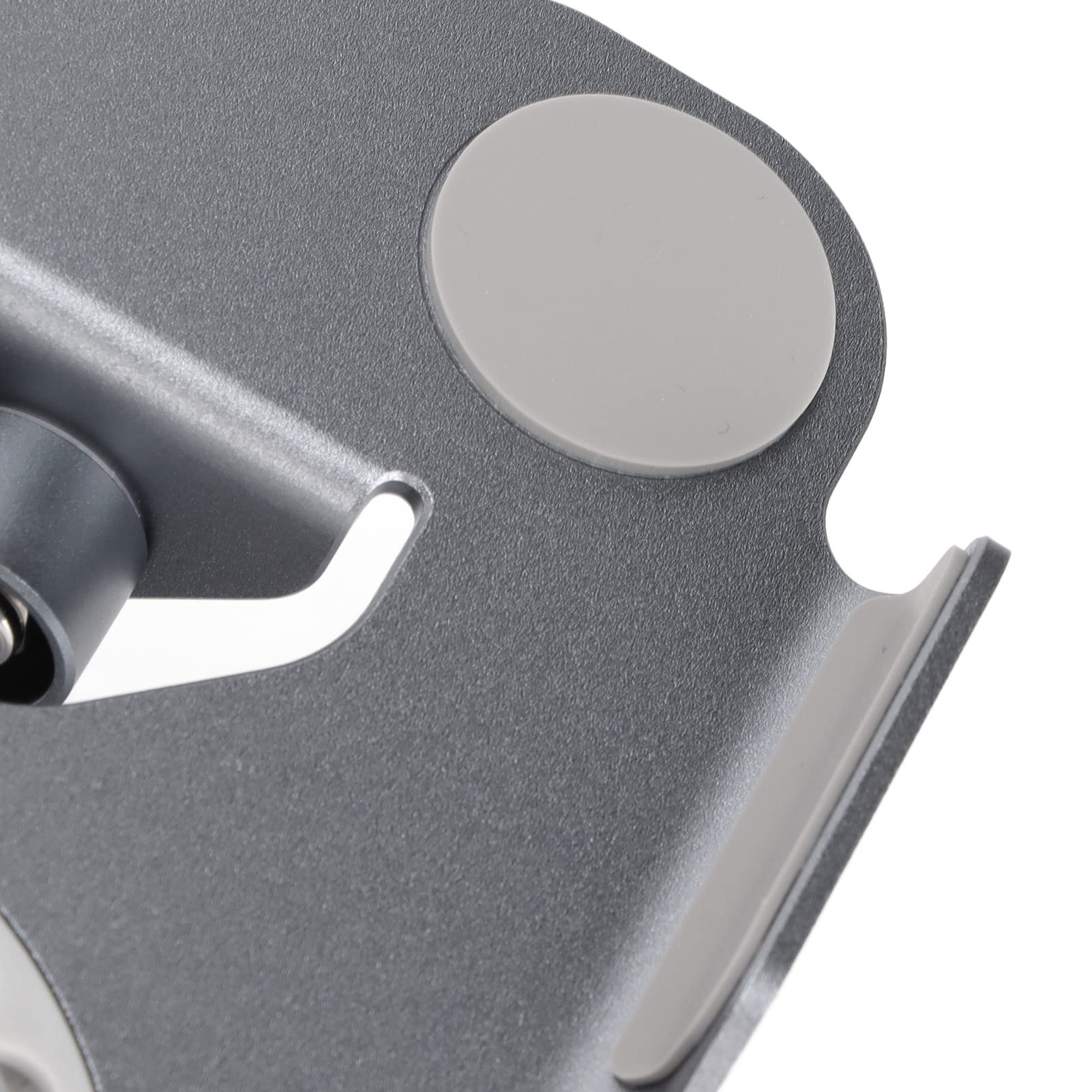Acouto Supporto Portatile con 2 Ventole di Raffreddamento, Base Pieghevole in Lega di Alluminio per Computer da 10 a 17,3 Pollici (Spazio grigio)