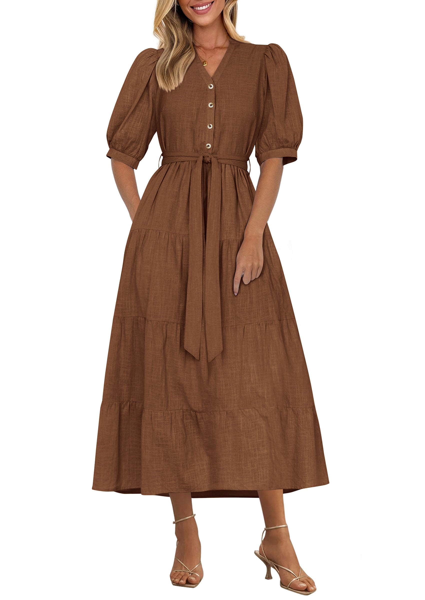 PRETTYGARDEN Ruffle Dress