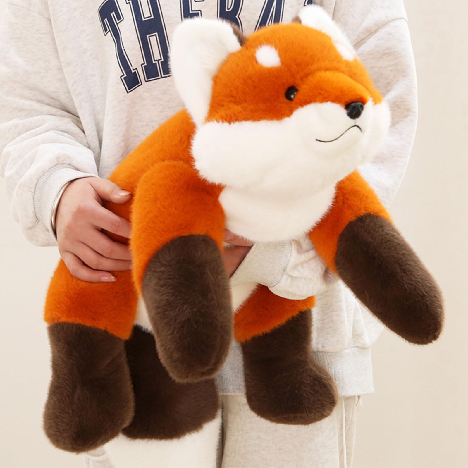 pluszowa zabawka, Ważona pluszowa miś Panda, miękkie pluszowe pluszaki, wypchany lis 30 cm(Fox,65cm)