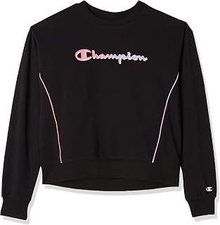 Champion Girls and Girl's Legacy C-Color Powerblend Crewneck Sweatshirt