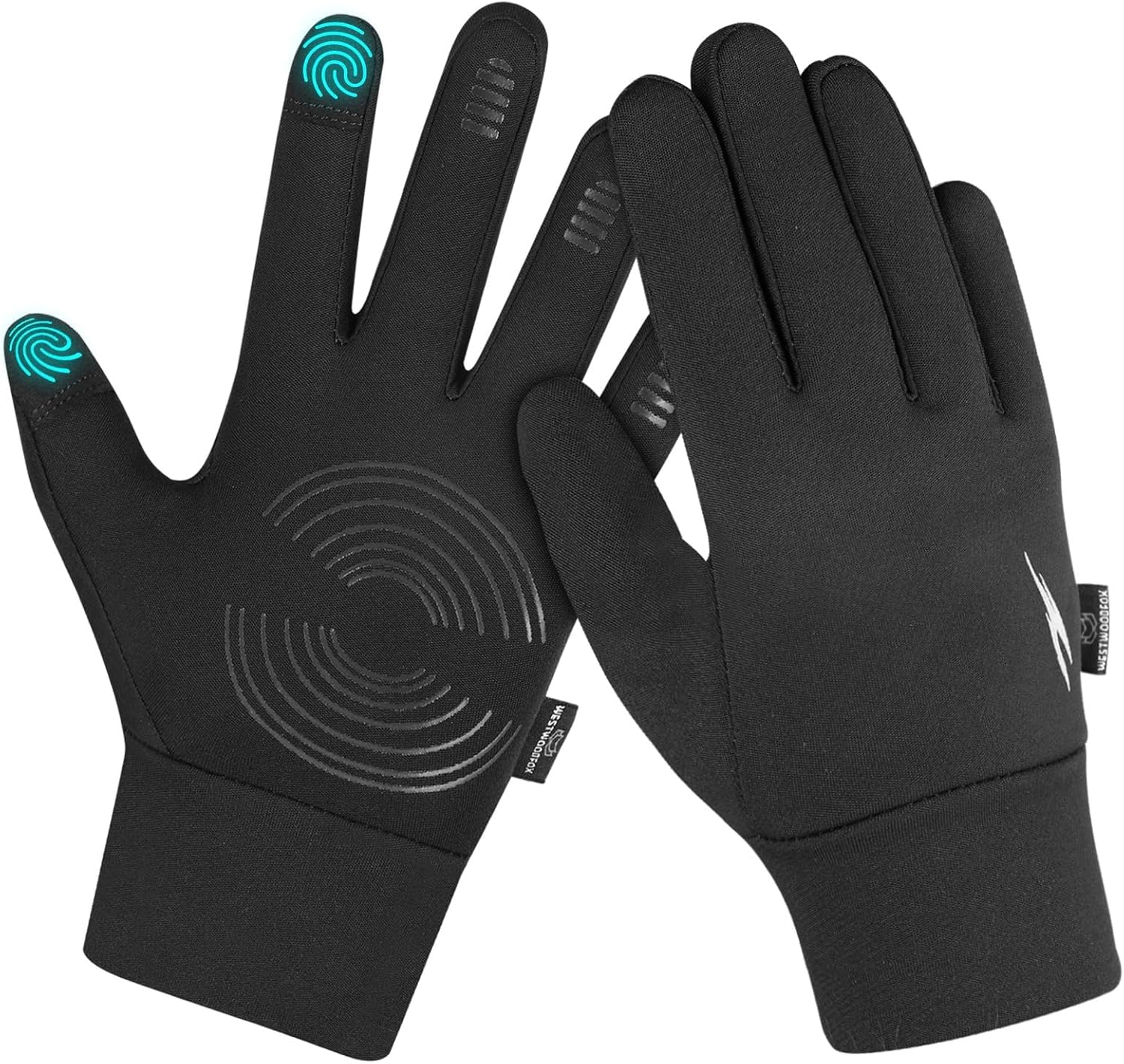 WESTWOOD FOX Kinder Winterhandschuhe Anti-Rutsch-Thermohandschuhe Touchscreen-Fleece Atmungsaktive Kinderhandschuhe Winddicht Jungen Mädchen Radfahren Handschuhe