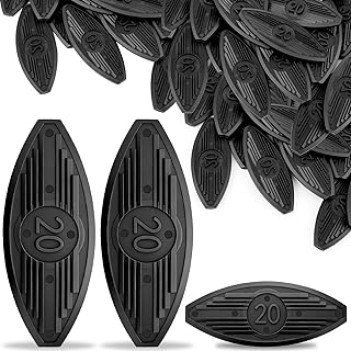 Biscuit Joiner Plates – Self-Clamping Plastic Biscuit Joiner Connectors for Woodworking, Furniture Framing, Door Frames & Composite Deck Fixing (50)