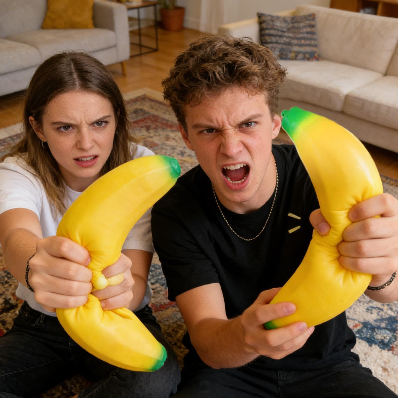 Stampo Frutta Realistica Banana, Giocattoli Sensoriali Morbidi E Non Appiccicosi, Gioco Antistress Banana Da Spremere, Per Adulti Ragazzi Bambini Premi Per Festa Di Classe Riempiscatole Compleanno