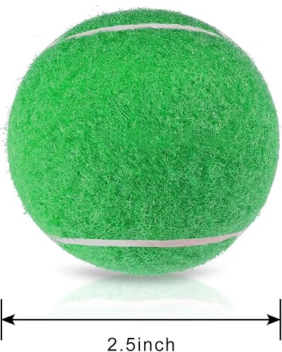 Miniatura 3 de Pelotas de tenis, 6 pelotas de tenis de entrenamiento, vienen con bolsa de malla para un fácil transporte, práctica de alta elasticidad para