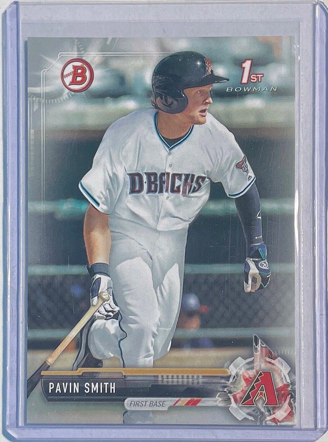 Pavin Smith 2017 Bowman 1st Prospect Silver #d 271/499 - Baseball Cards