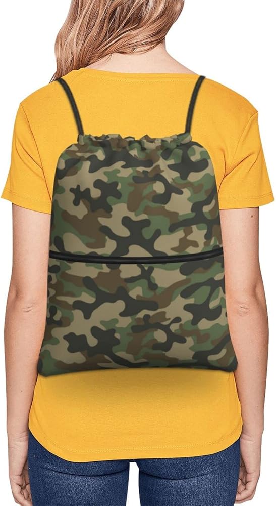 Amazon.co.jp: [Rxkubiwe] ジムサック 巾着袋 ナップサック 迷彩