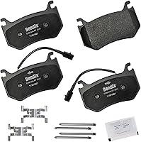 Vista 192 de Bendix Priority1 CFC154 - Juego de pastillas de freno de disco para Avanti II, Century, LeSabre, Regal, Riviera, chasis comercial, DeVille