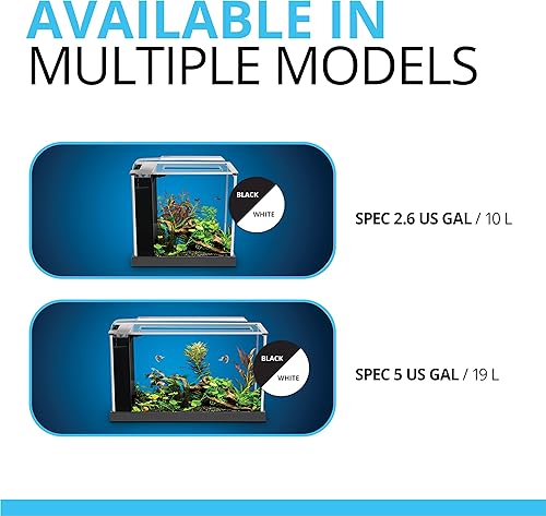 Miniatura 4 de Fluval Spec V Acuario Kit, 5 Galones, color blanco