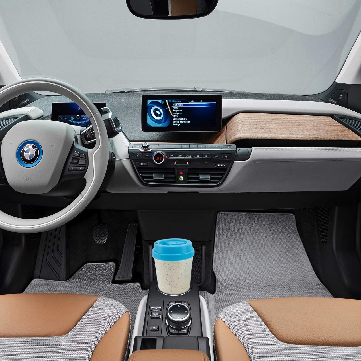 evron Spill Proof Travel Mug with Anti-Leak Locking Lid, Insulated Double-Wall Coffee Mugs for Hot and Cold Drinks (16oz 4 Pack) - Image 8