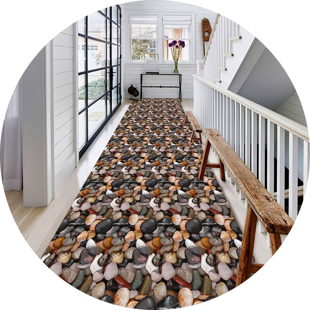 Tapis de couloir doux pour sol froid moquette d'allée 3D anti-usure