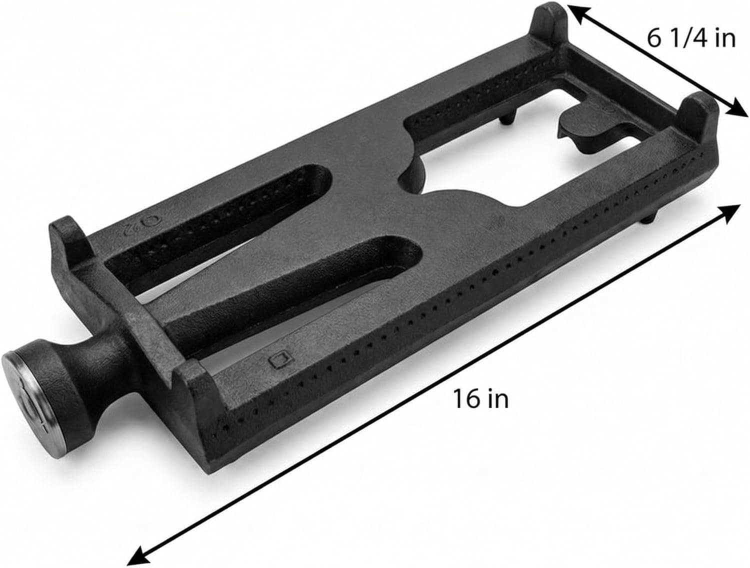 2pack Cast Iron Grill Burners, Replacement For Select DCS 27, 27 Series and Lynx Gas Grill Models (16" x 6 1/4)