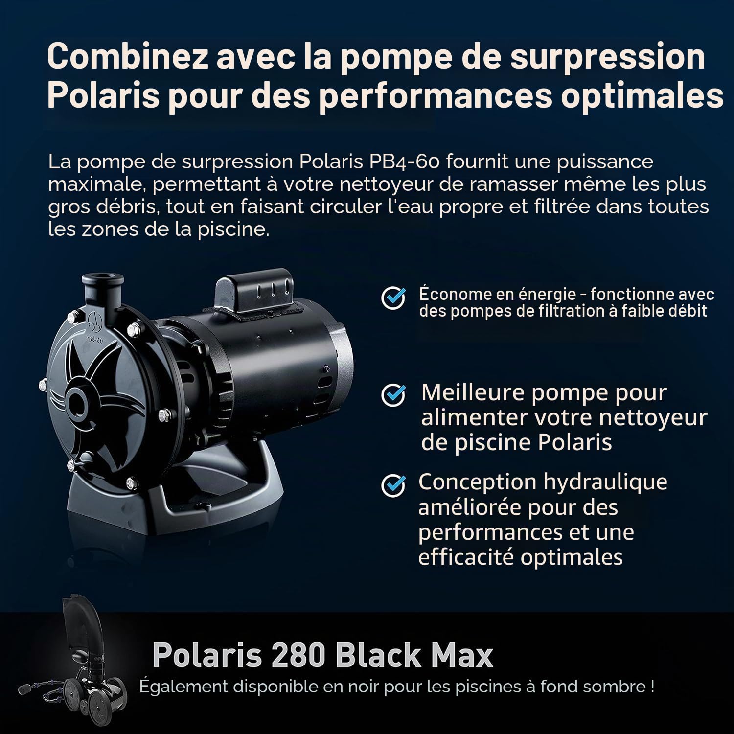 Zodiac-F5 Polaris P280 Nettoyeur de Piscine à Pression