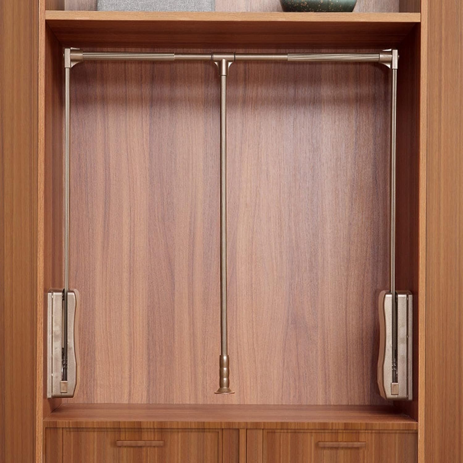 Pull Down Wardrobe Clothes Hanging Lift Rail, Buffer Kuwait Ubuy